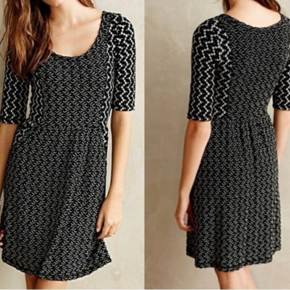 Anthropologie Saturday Sunday pocket Chevron Panel dress